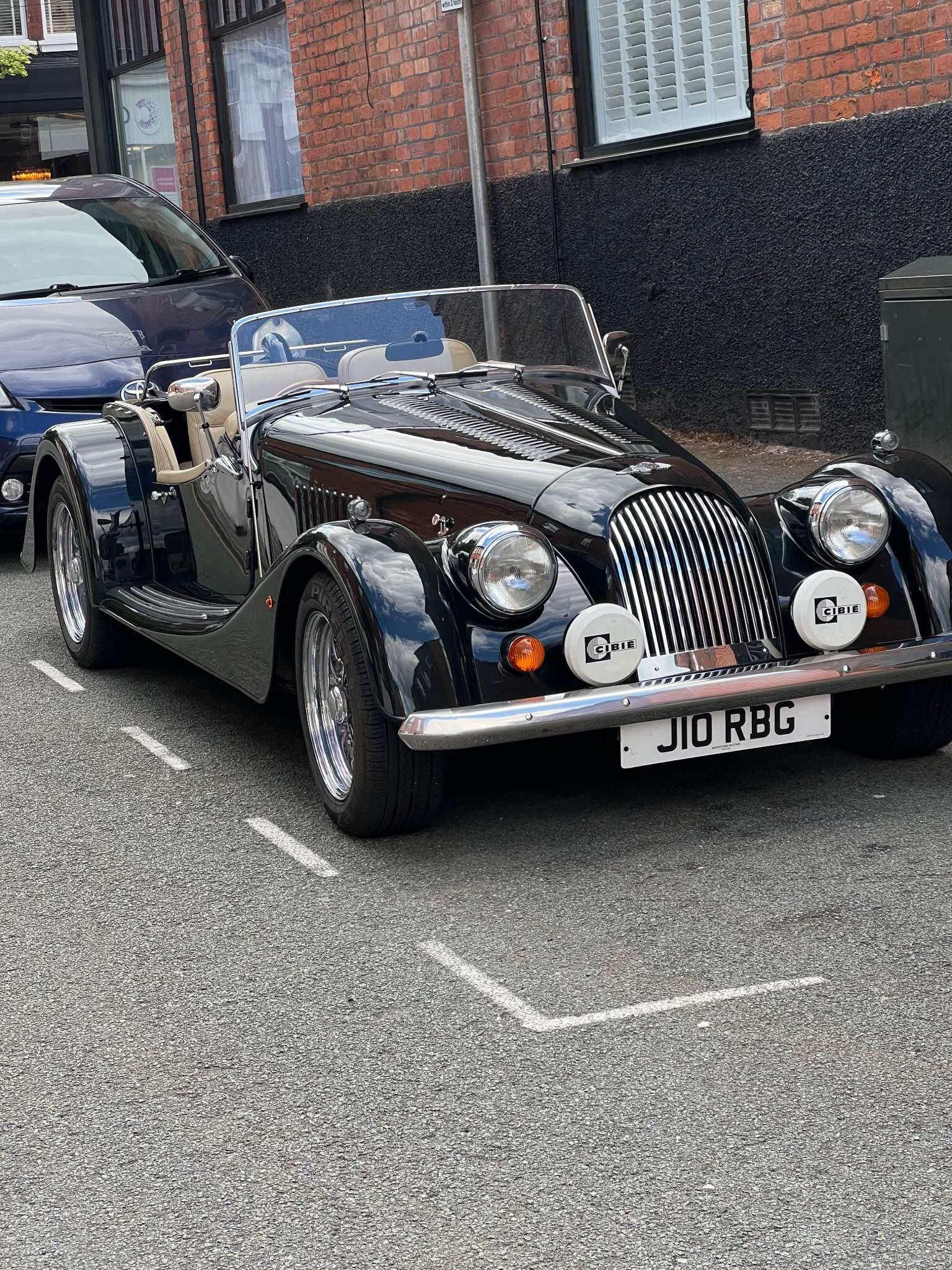 Modellino Auto Cararama 1/43 - VW Morgan Plus Eight Verde - Anni '60 Da Collezione - 6