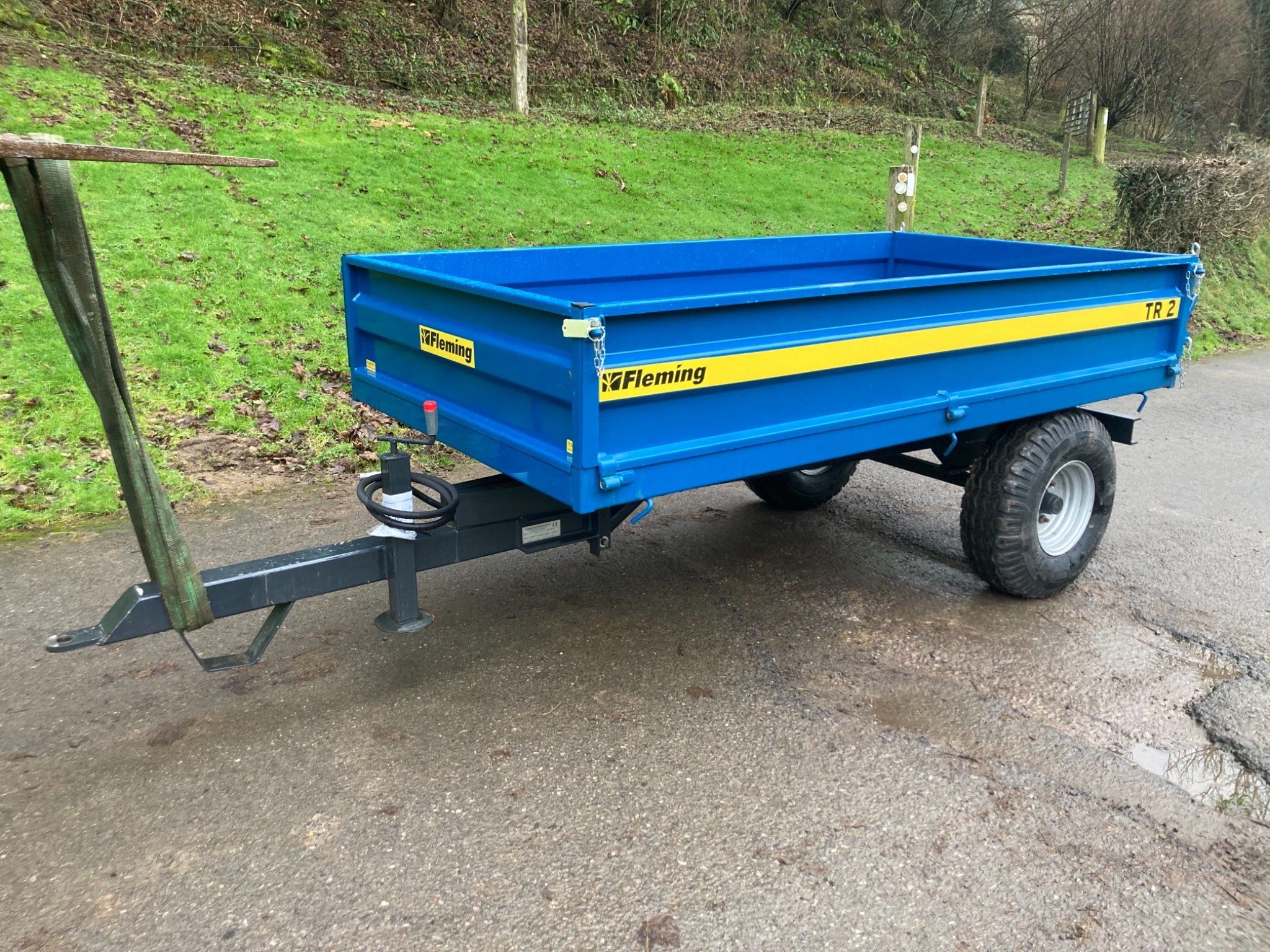 Used Fleming Tr2 2 Ton Tipping Trailer for Sale | Trader Farm