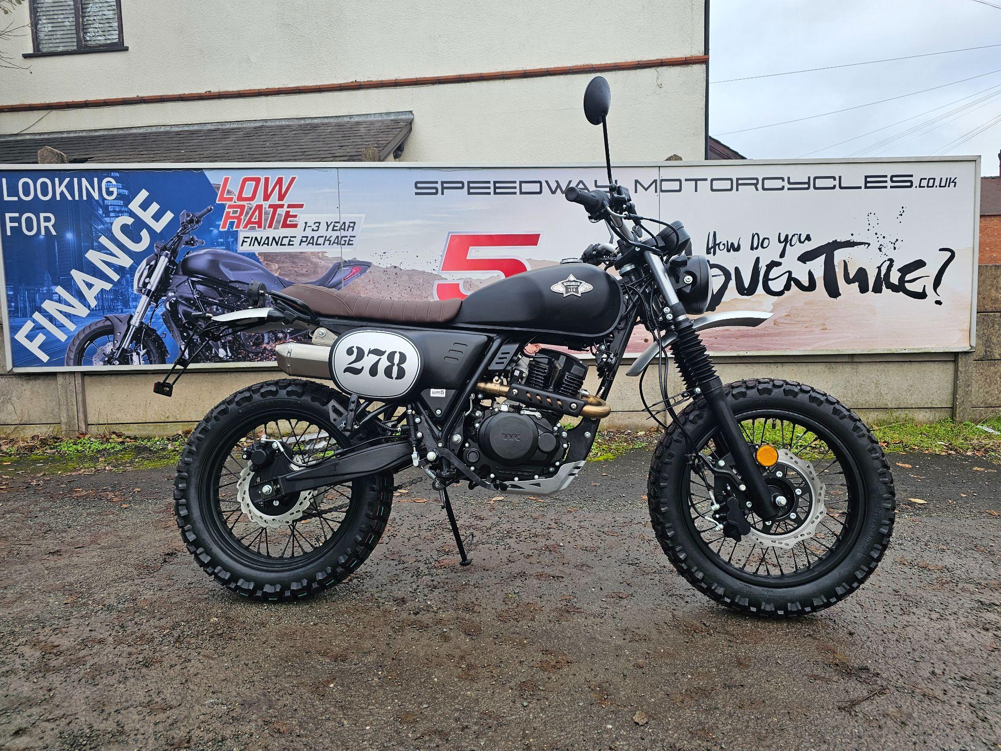 Scrambler Wk 125 Sport Engine 2023 WK Bikes Cruiser 125