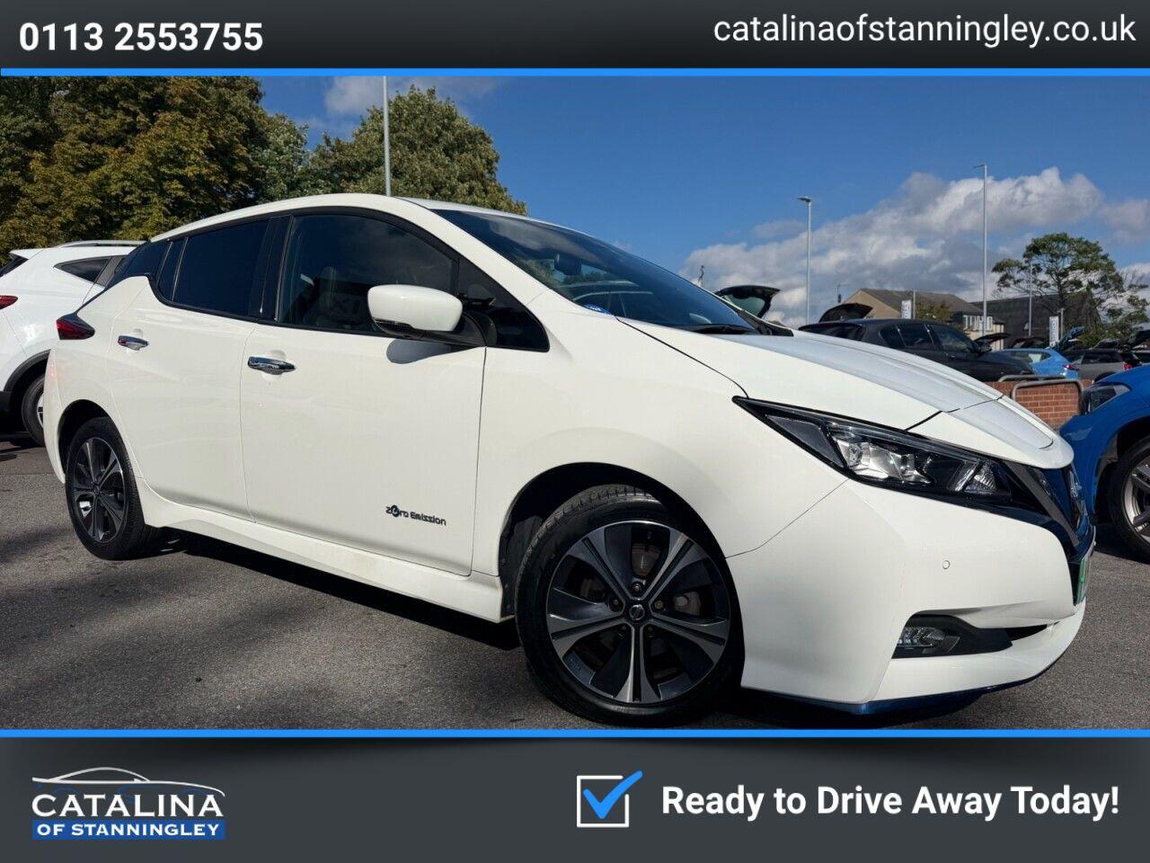 2020 Nissan Leaf in White for sale