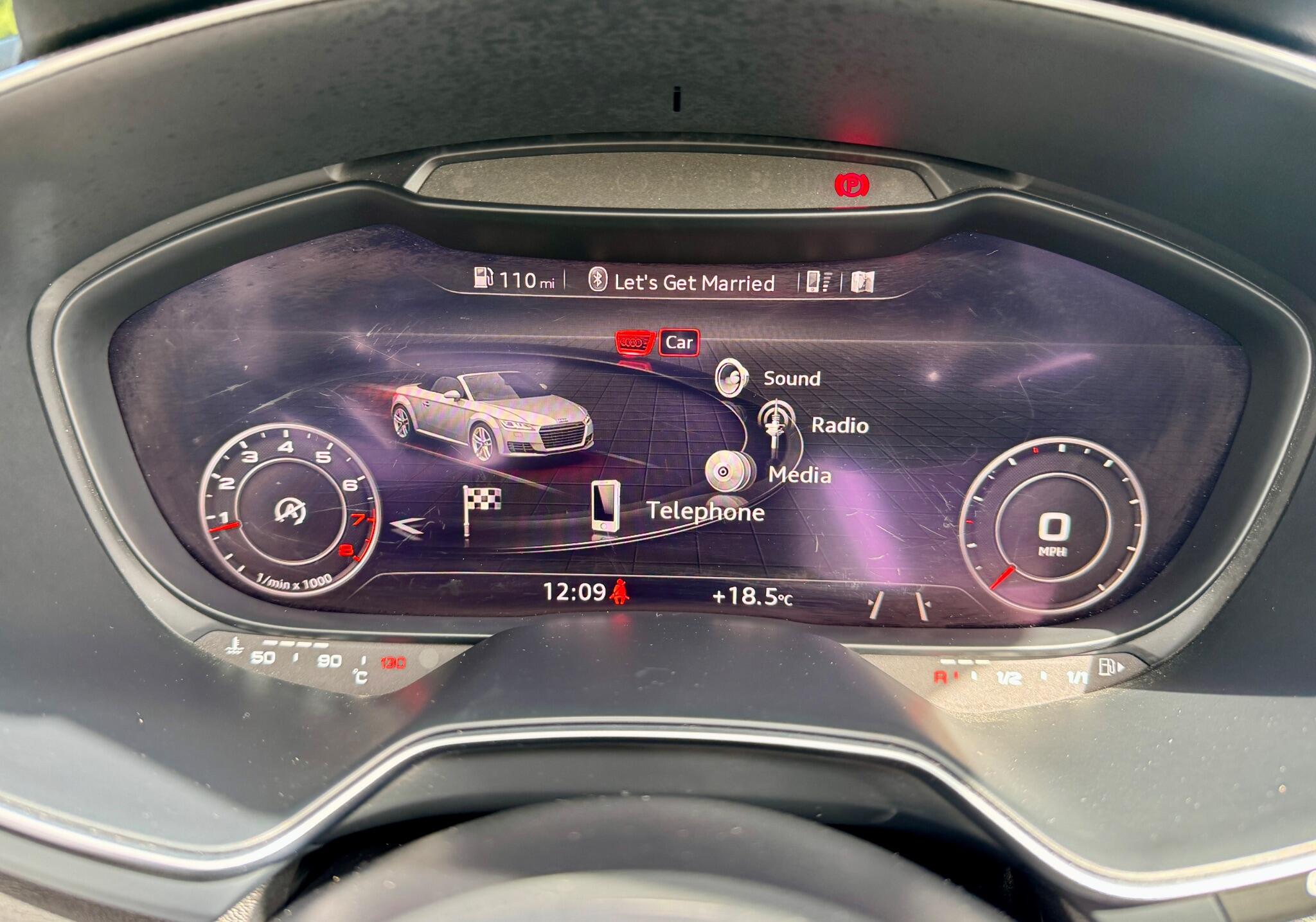 Audi TT view 45