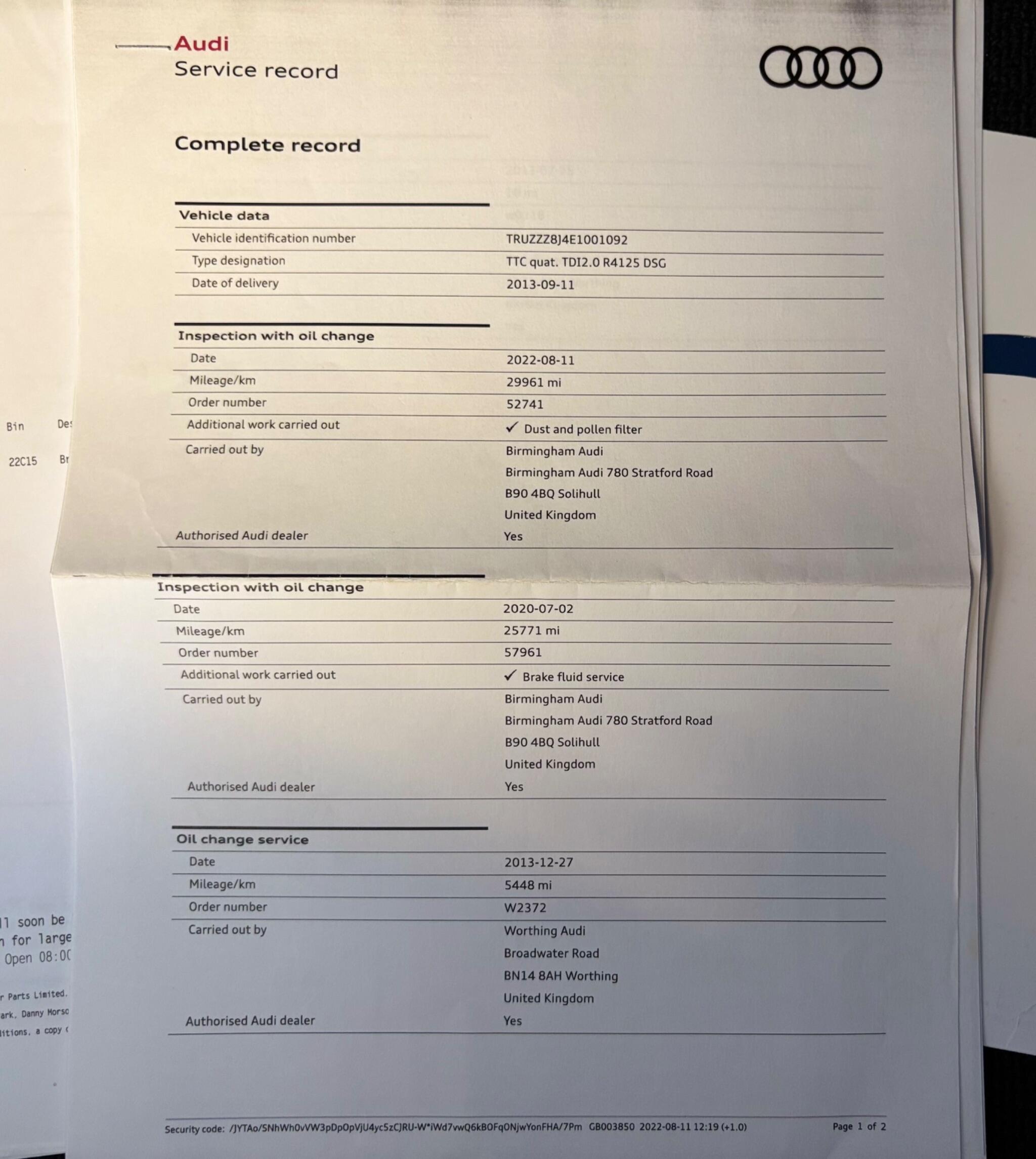 Audi TT view 26