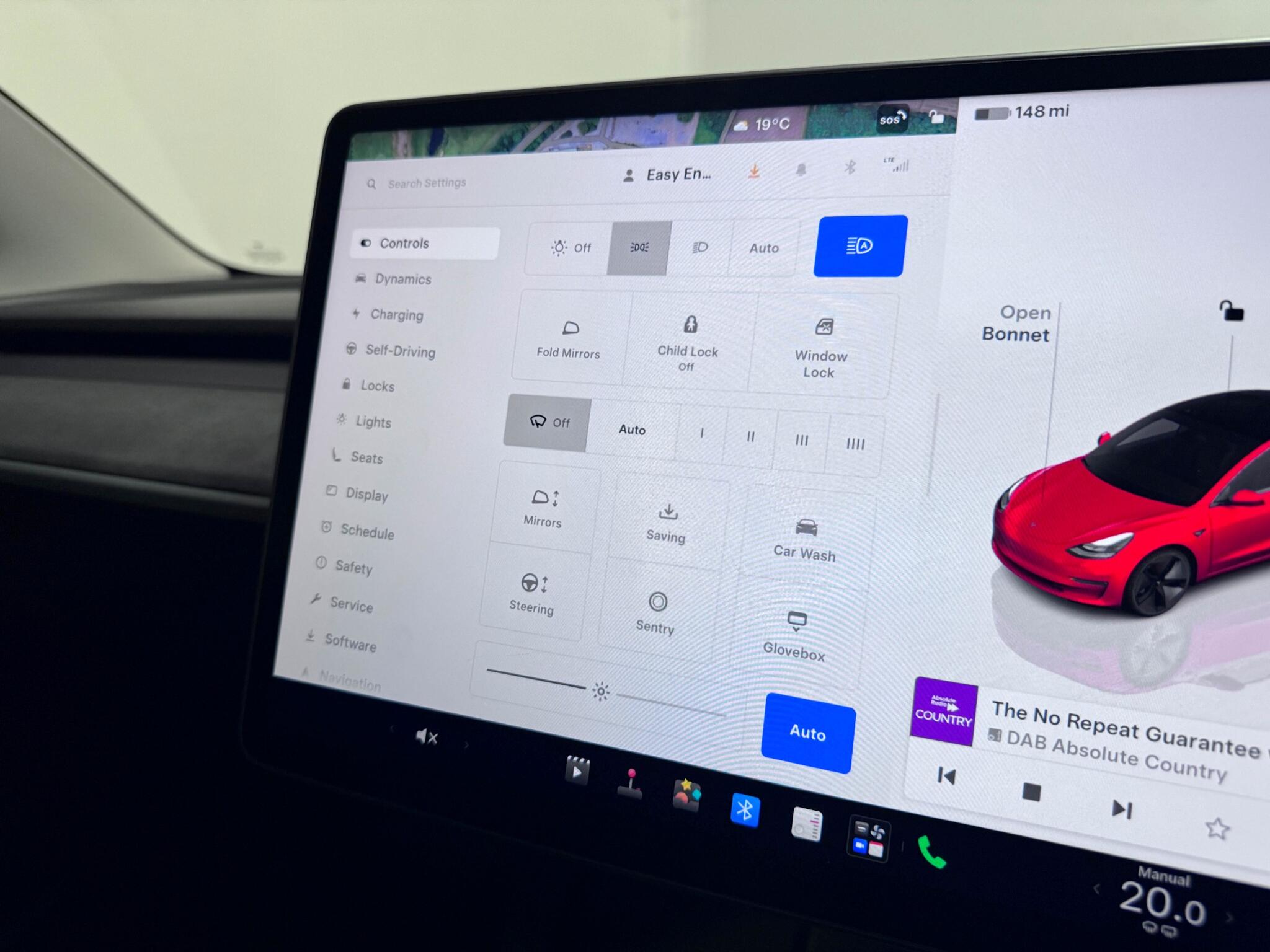 Tesla Model 3 view 45
