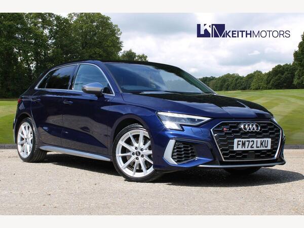 Blue 2023 Audi S3 Hatchback All-wheel drive Automatic