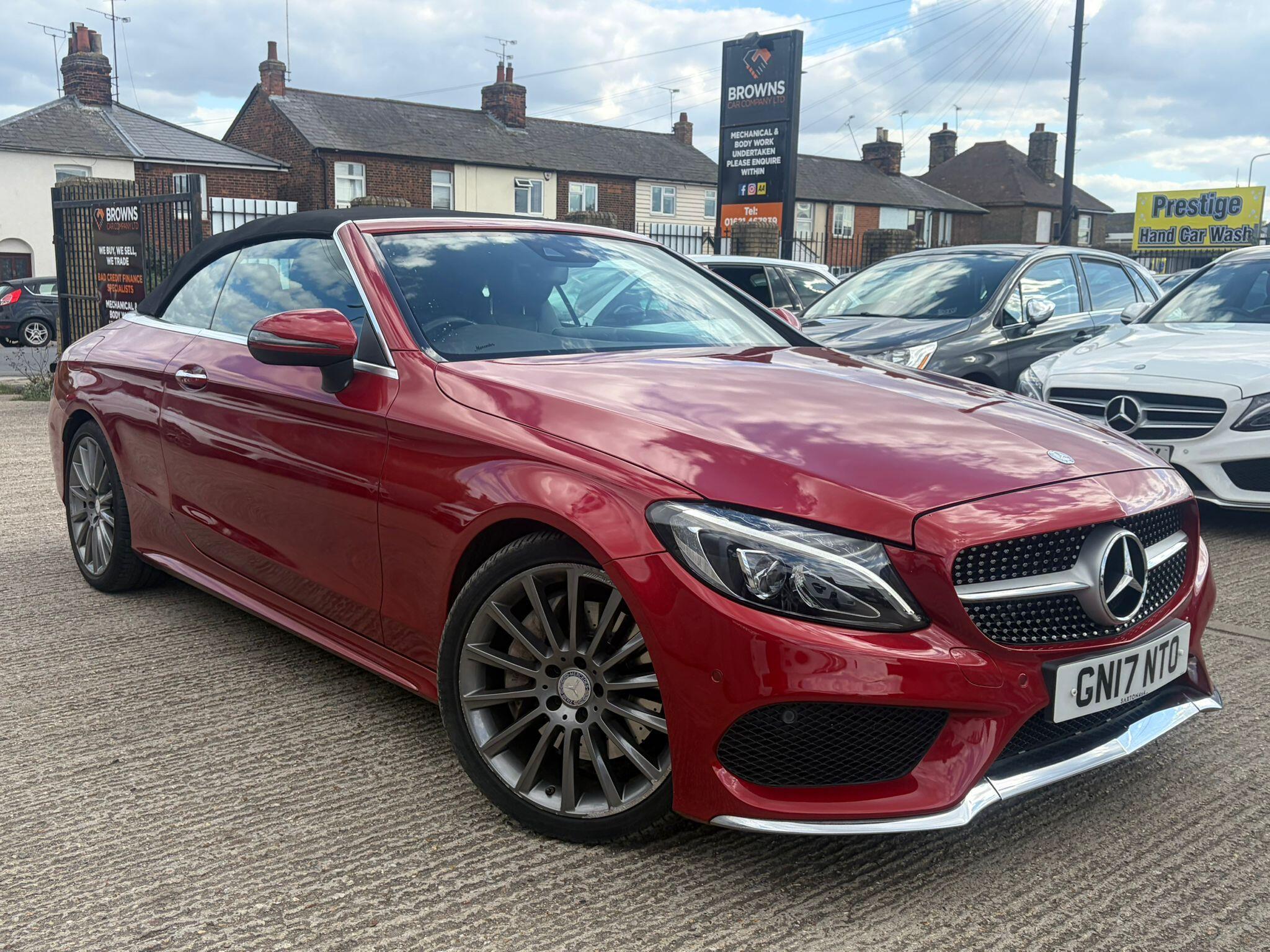 2017 Mercedes-Benz C-Class in Red for sale