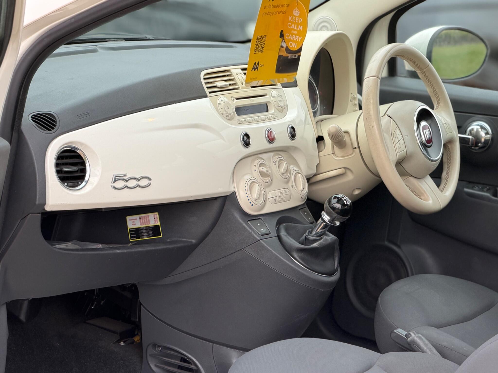 2012 Fiat 500 1.2 Lounge Euro 5 (s/s) 3dr image 14