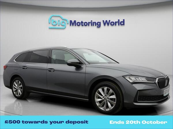 Grey 2024 Skoda Superb Hatchback Front-wheel drive Automatic
