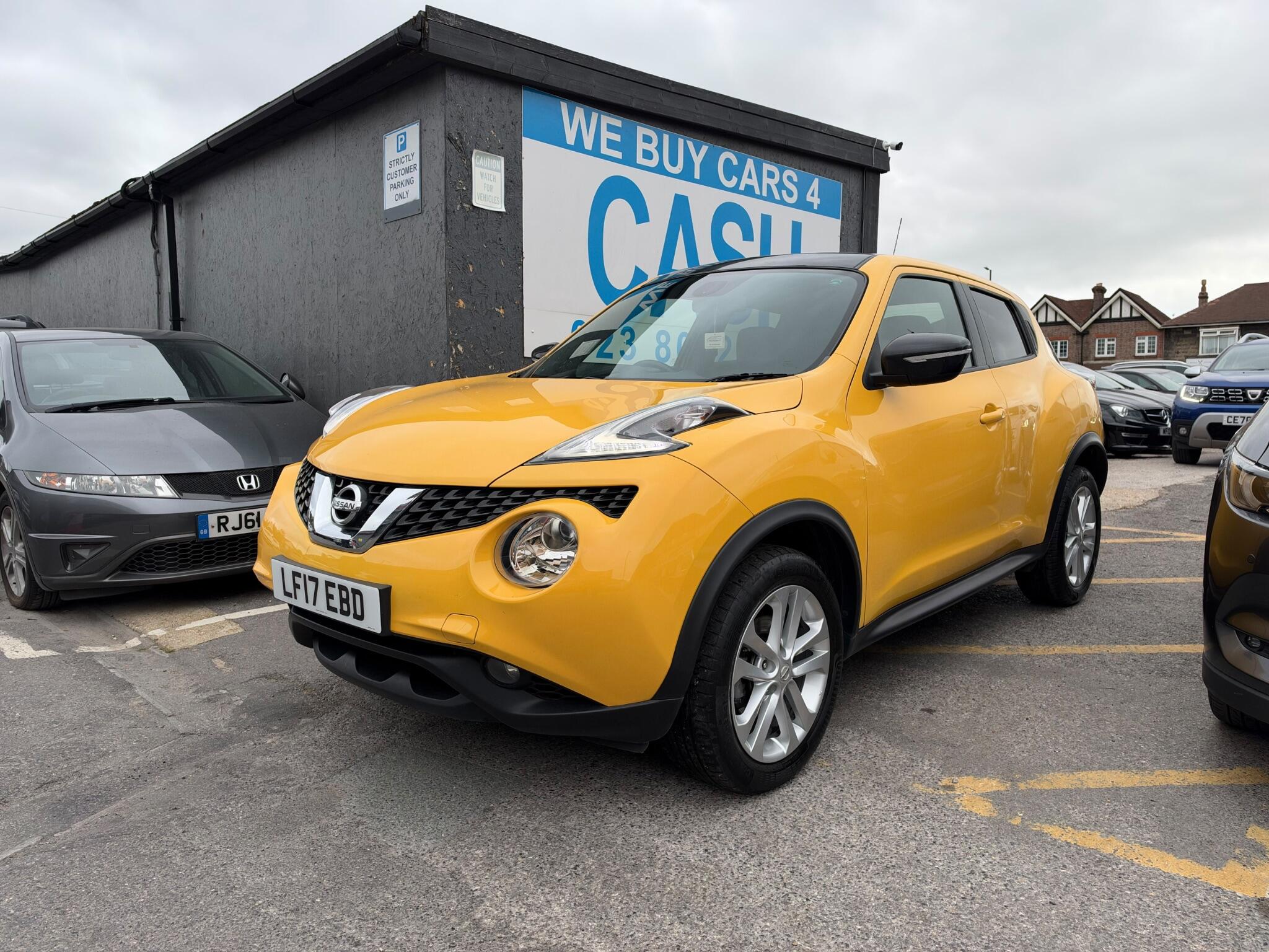 2017 Nissan Juke in Yellow for sale