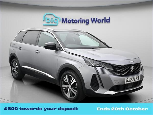 Grey 2023 Peugeot 5008 Estate Front-wheel drive Automatic