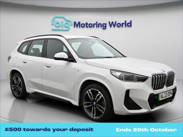 White 2023 BMW iX1 Estate All-wheel drive Automatic