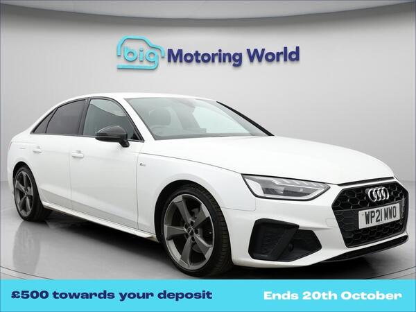 White 2021 Audi A4 Saloon Front-wheel drive Automatic