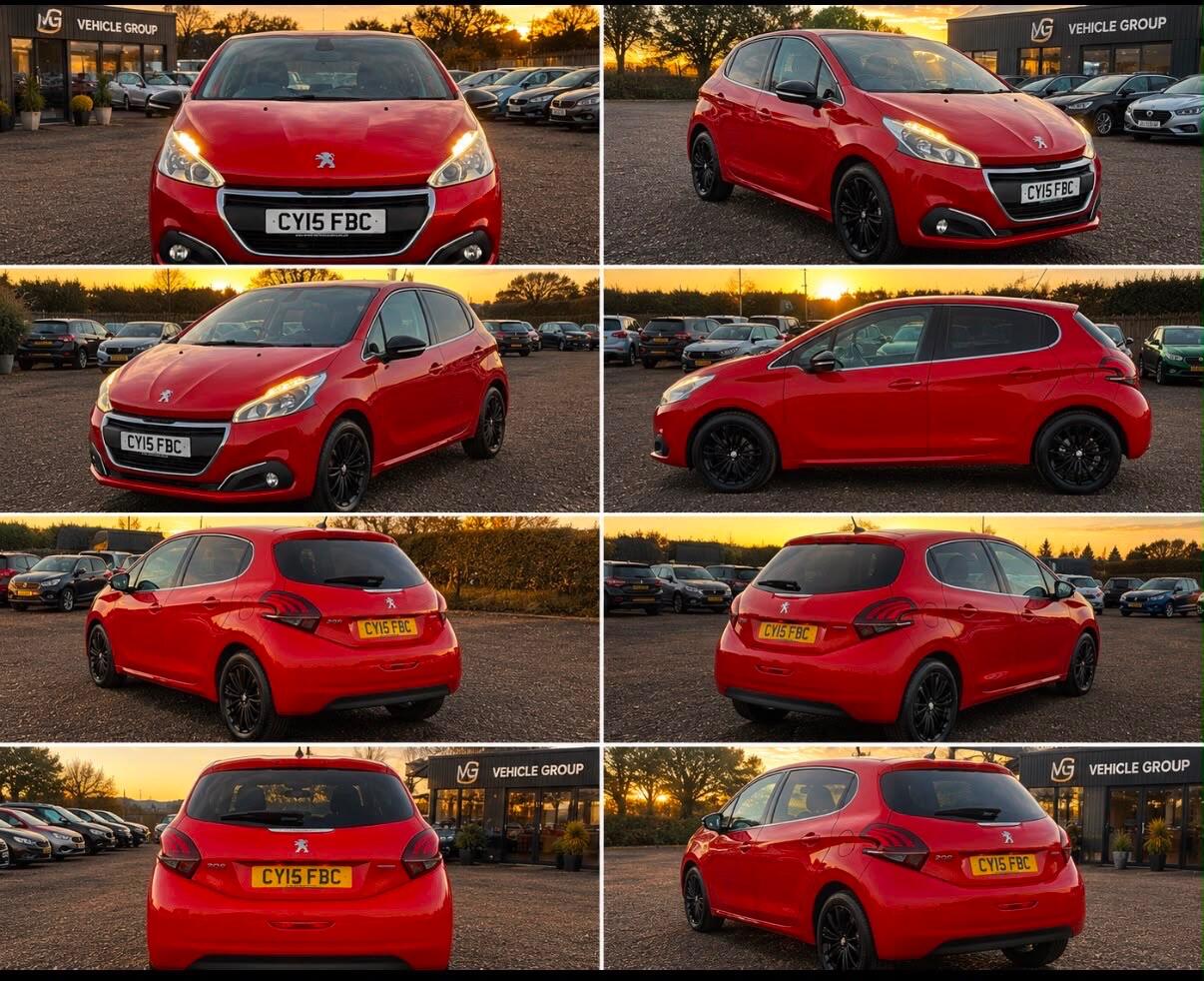 2015 Peugeot 208 in Orange for sale