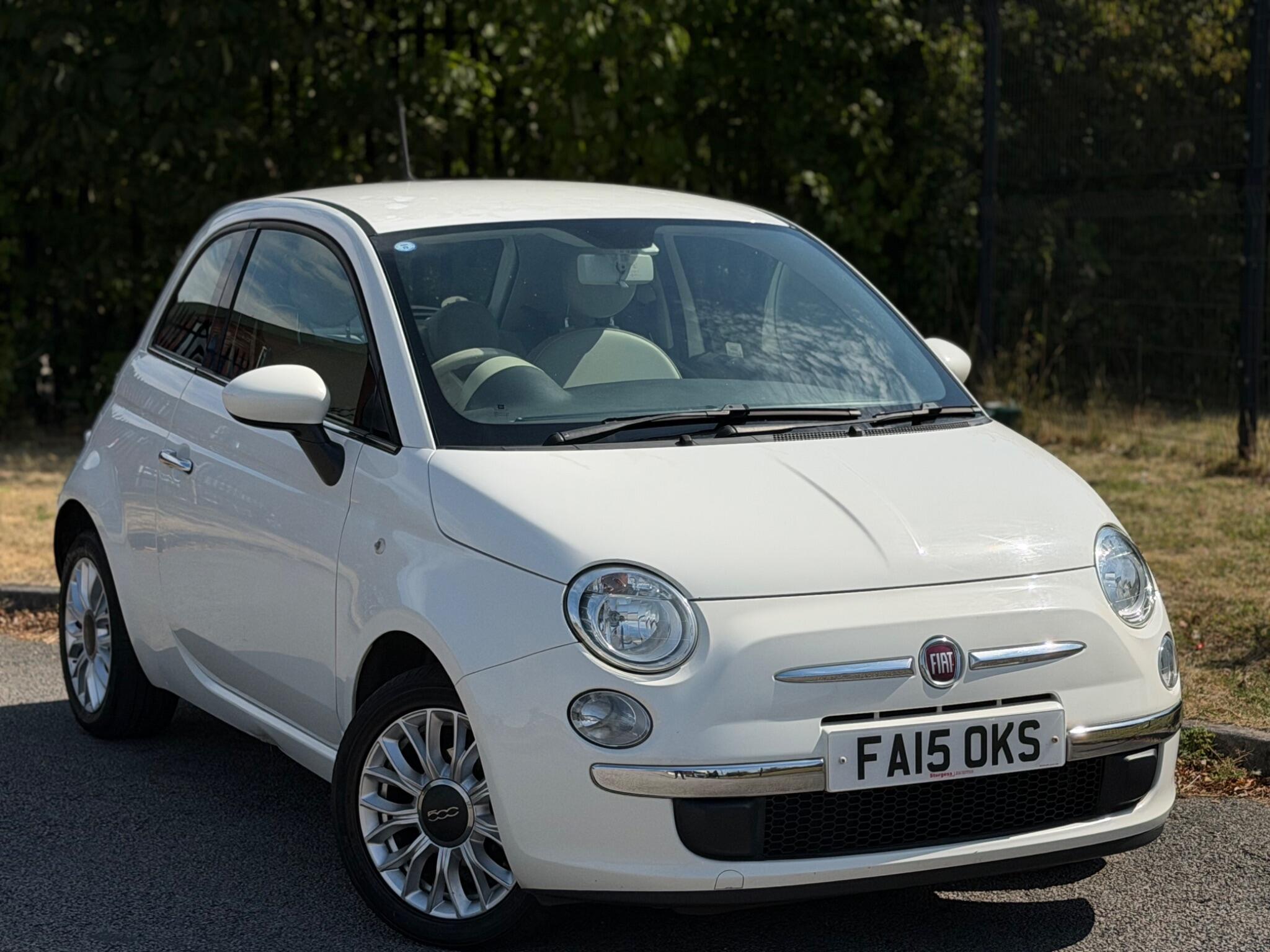 2015 Fiat 500 in White for sale