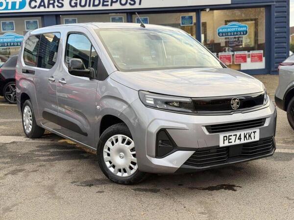Grey 2024 Vauxhall Combo Life MPV Front-wheel drive Automatic
