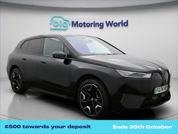 Black 2024 BMW iX SUV/Crossover All-wheel drive Automatic