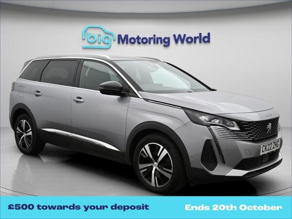 Grey 2022 Peugeot 5008 Estate Front-wheel drive Automatic