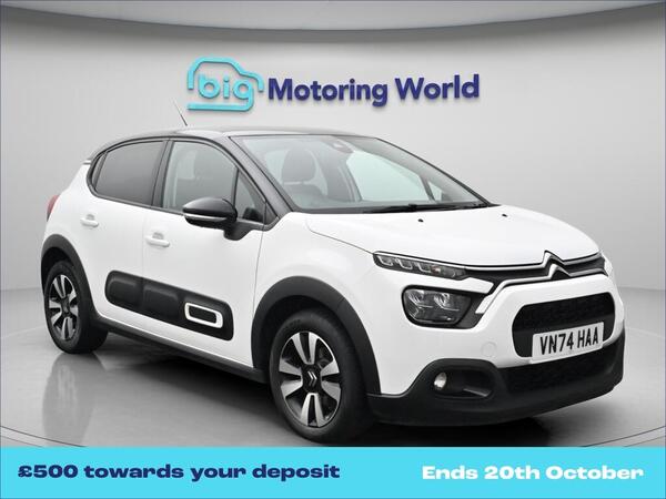 White 2024 Citroen C3 Hatchback Front-wheel drive Automatic