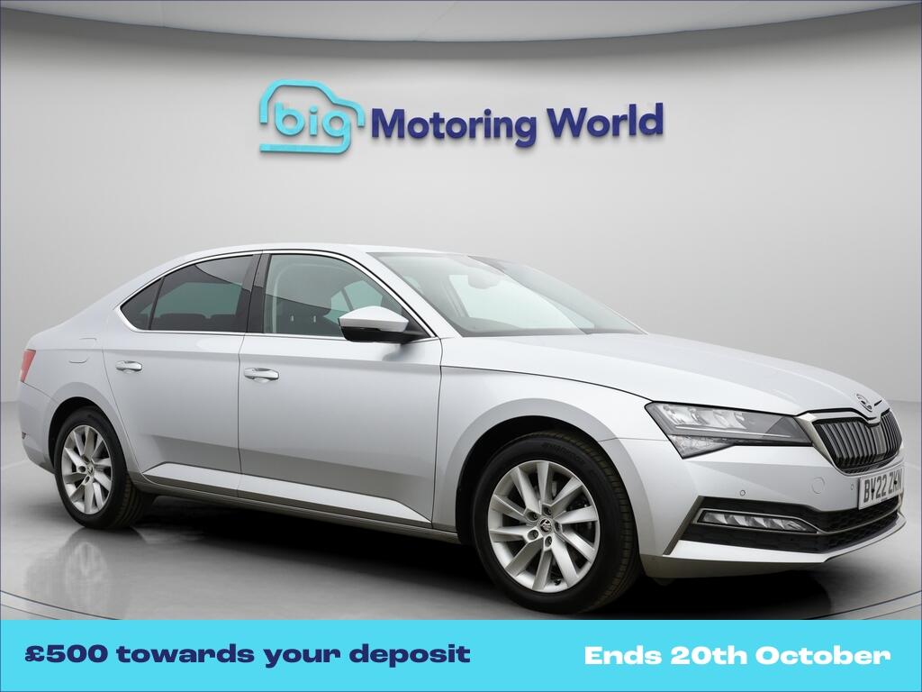Silver 2022 Skoda Superb Estate Front-wheel drive Automatic