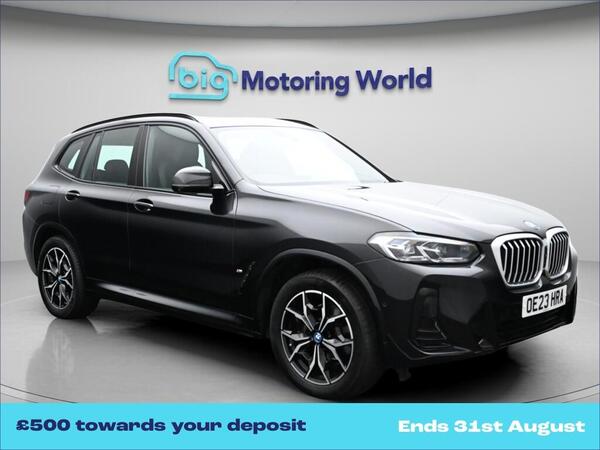 Black 2023 BMW X3 SUV/Crossover All-wheel drive Automatic
