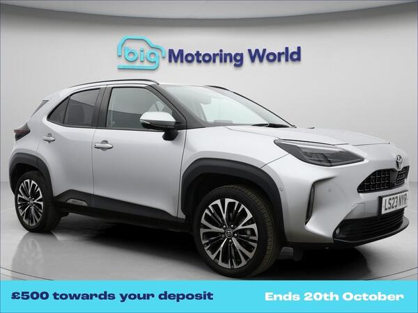 Silver 2023 Toyota Yaris Cross Estate Front-wheel drive Automatic