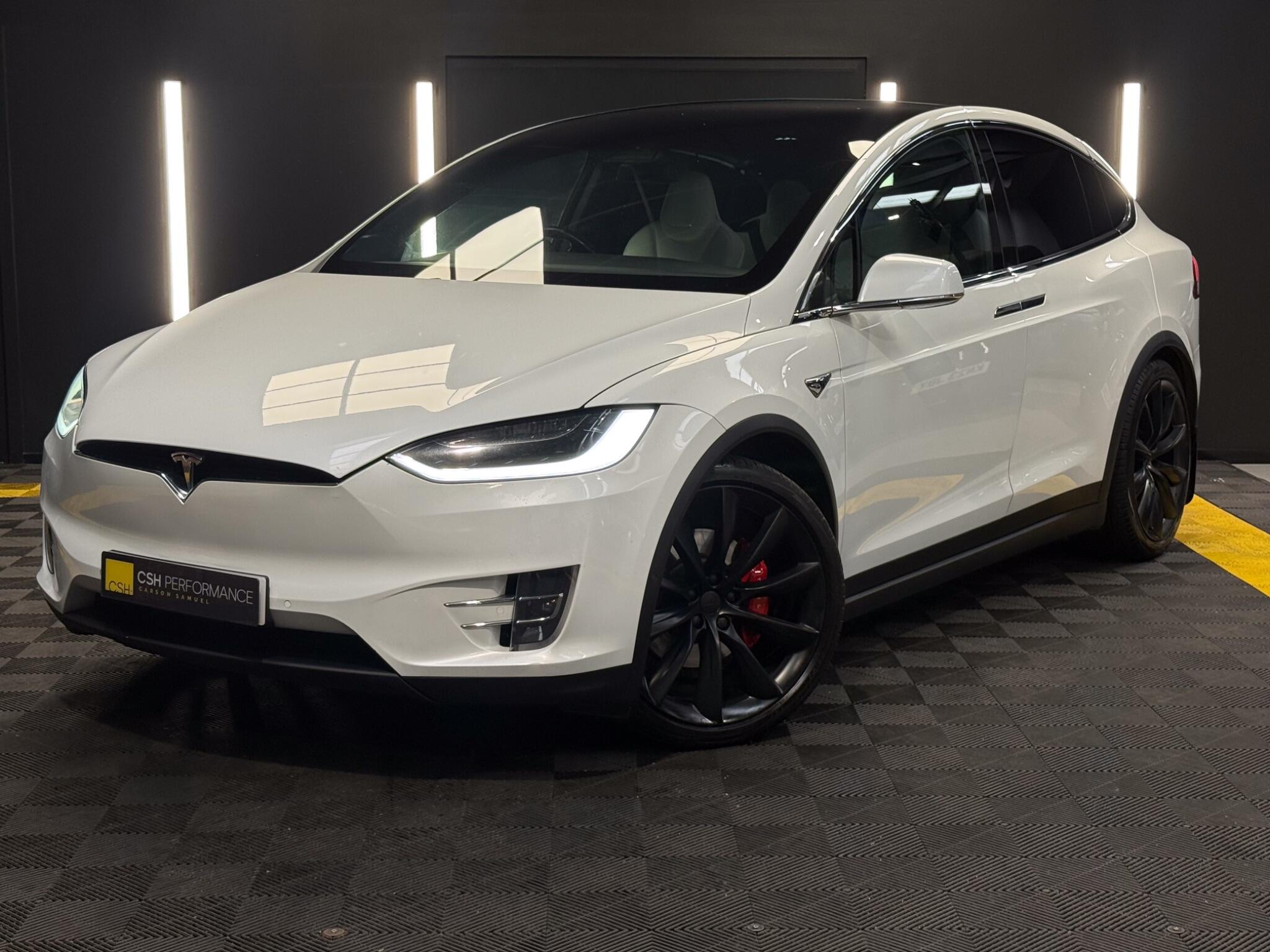 2019 Tesla Model X in White for sale
