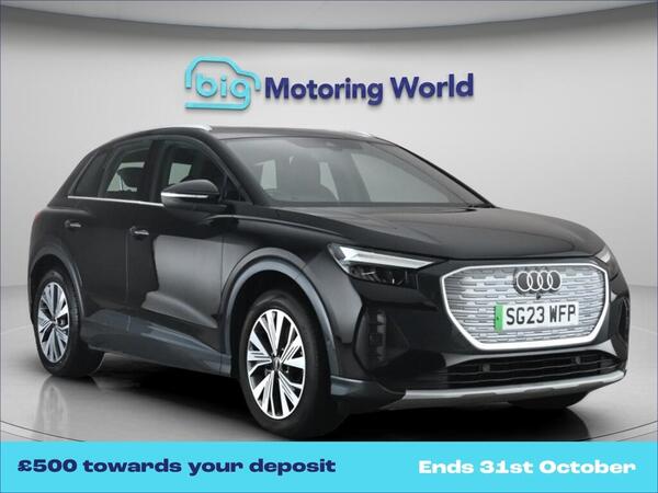 Black 2023 Audi Q4 E-Tron SUV/Crossover Rear-wheel drive Automatic