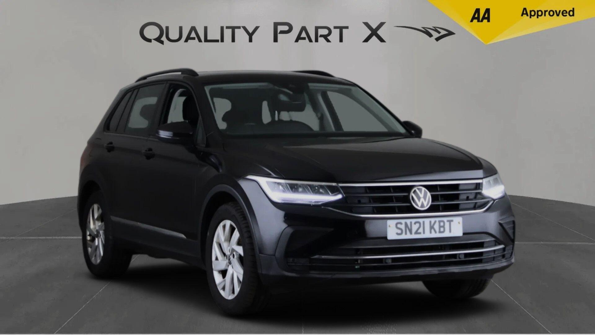 Black 2021 Volkswagen Tiguan Estate Front-wheel drive Manual