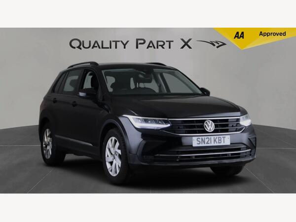 Black 2021 Volkswagen Tiguan Estate Front-wheel drive Manual