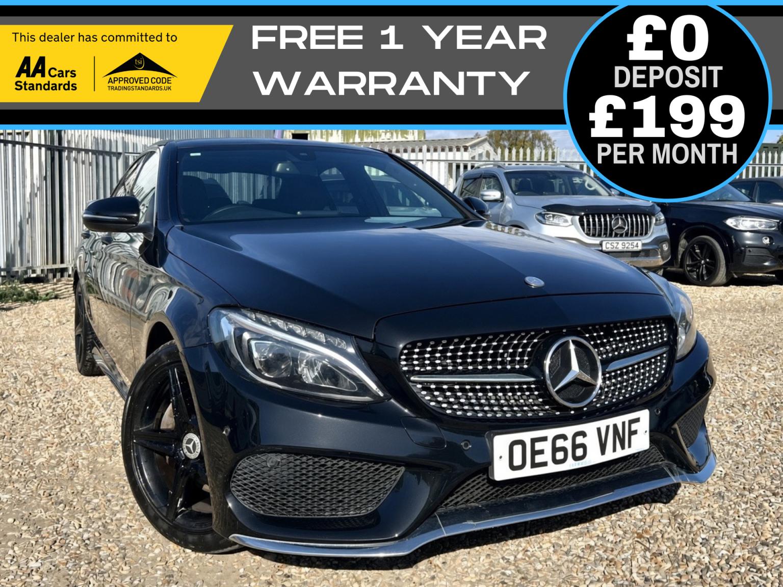 2016 Mercedes-Benz C-Class in Black for sale
