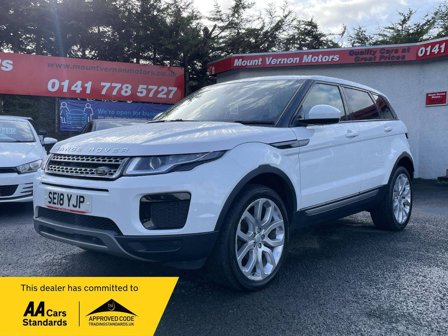 2018 Land Rover Range Rover Evoque in White for sale