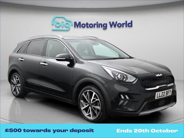 Black 2022 Kia Niro Estate Front-wheel drive Automatic