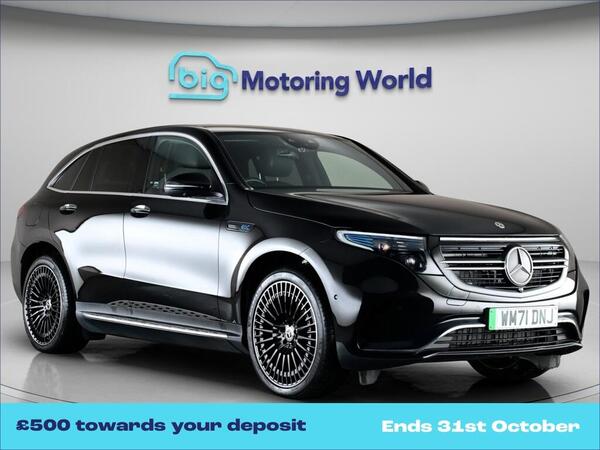 Black 2022 Mercedes-Benz EQC SUV/Crossover All-wheel drive Automatic