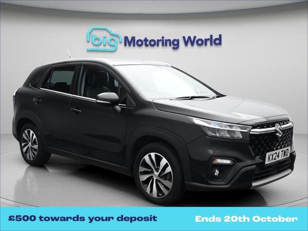 Black 2024 Suzuki S-Cross Hatchback All-wheel drive Automatic