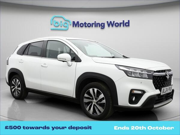 White 2024 Suzuki S-Cross Hatchback All-wheel drive Manual
