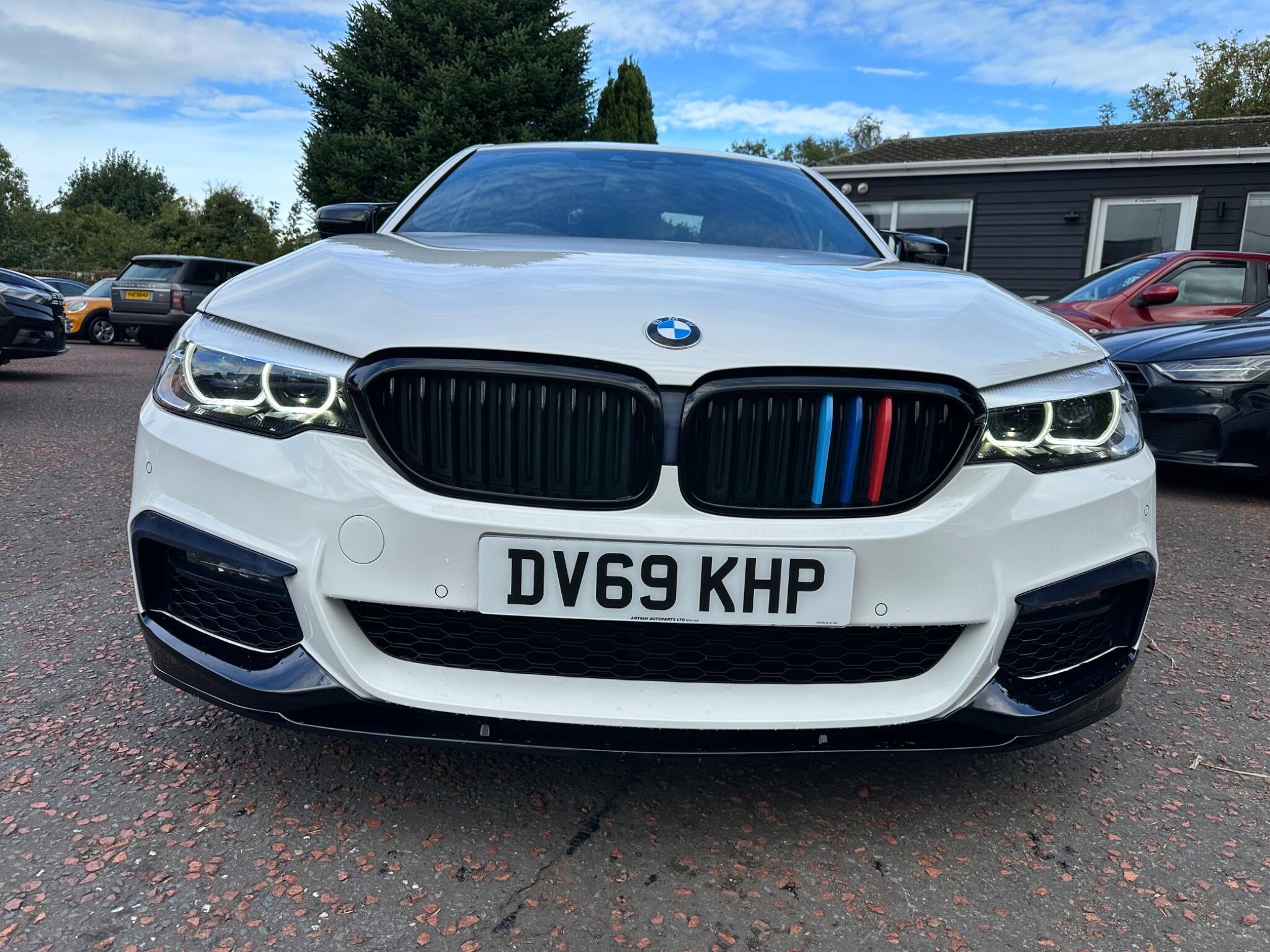 2019 BMW 5 Series in White for sale