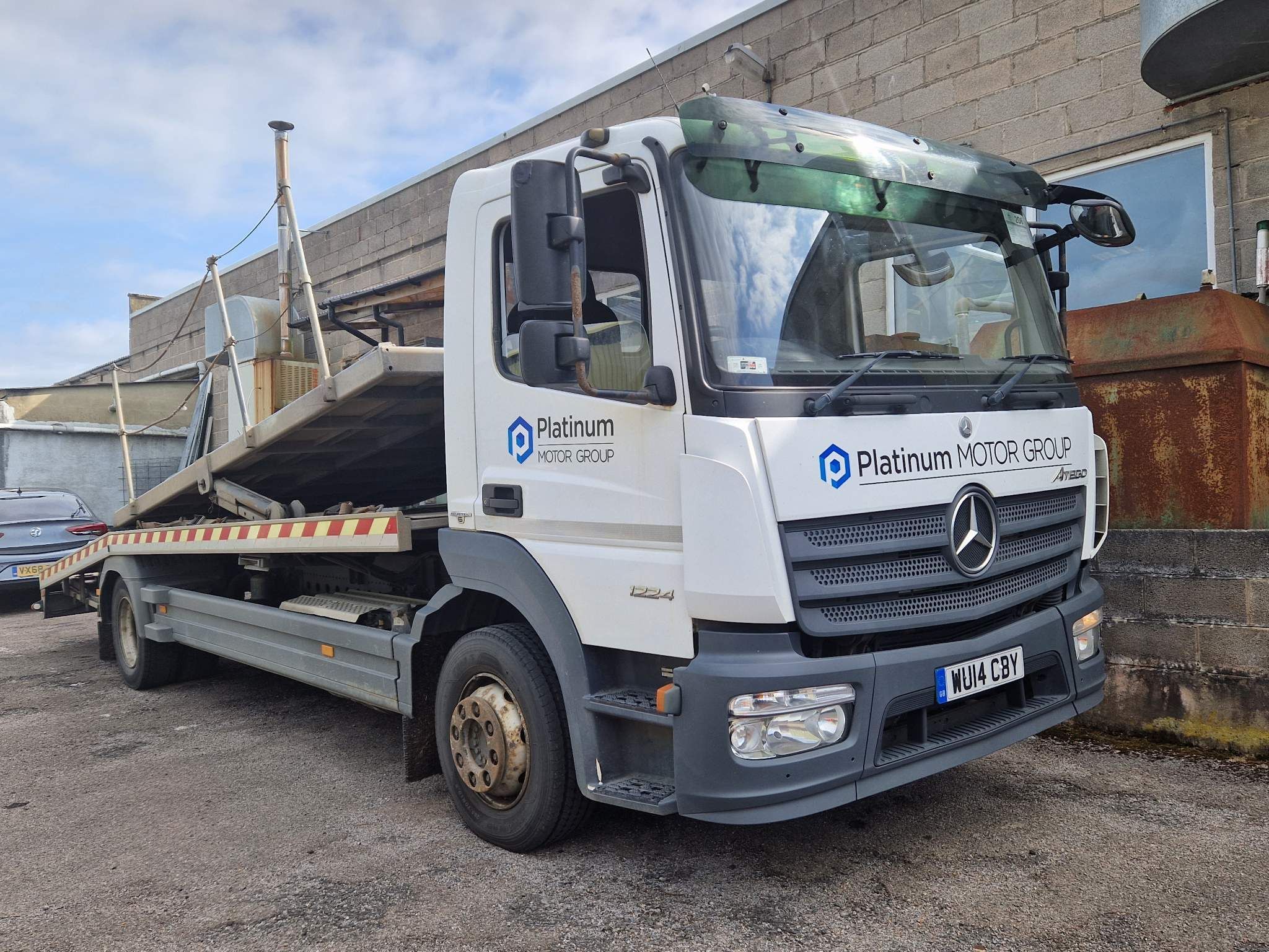 2014 White MercedesBenz Atego 1224L 7.7 for sale for £24,995 in Frome