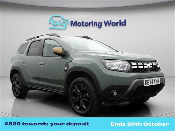 Green 2024 Dacia Duster Estate Front-wheel drive Manual