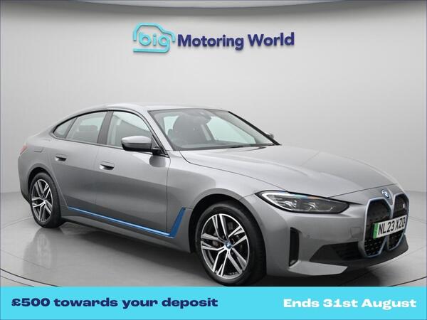 Grey 2023 BMW i4 Hatchback Rear-wheel drive Automatic