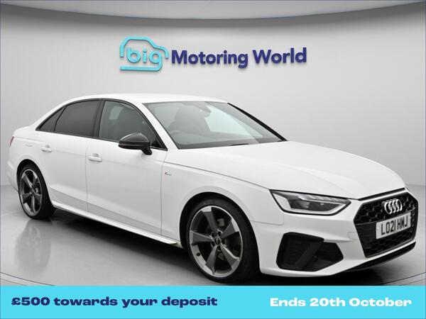 White 2021 Audi A4 Saloon Front-wheel drive Manual