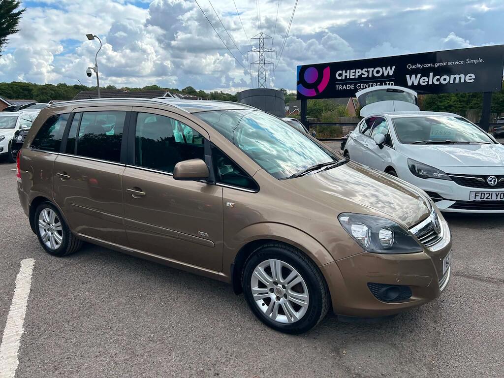 2012 Vauxhall Zafira in Bronze for sale