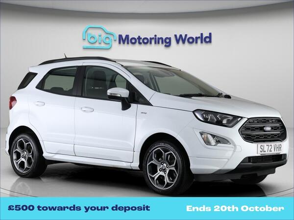 White 2022 Ford EcoSport Hatchback Front-wheel drive Manual