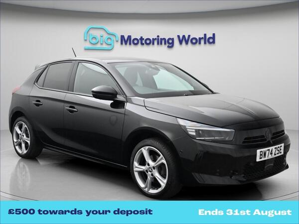 Black 2024 Vauxhall Corsa Hatchback Front-wheel drive Automatic