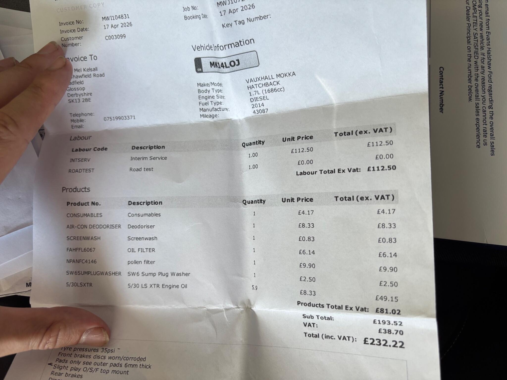 Vauxhall Mokka view 25