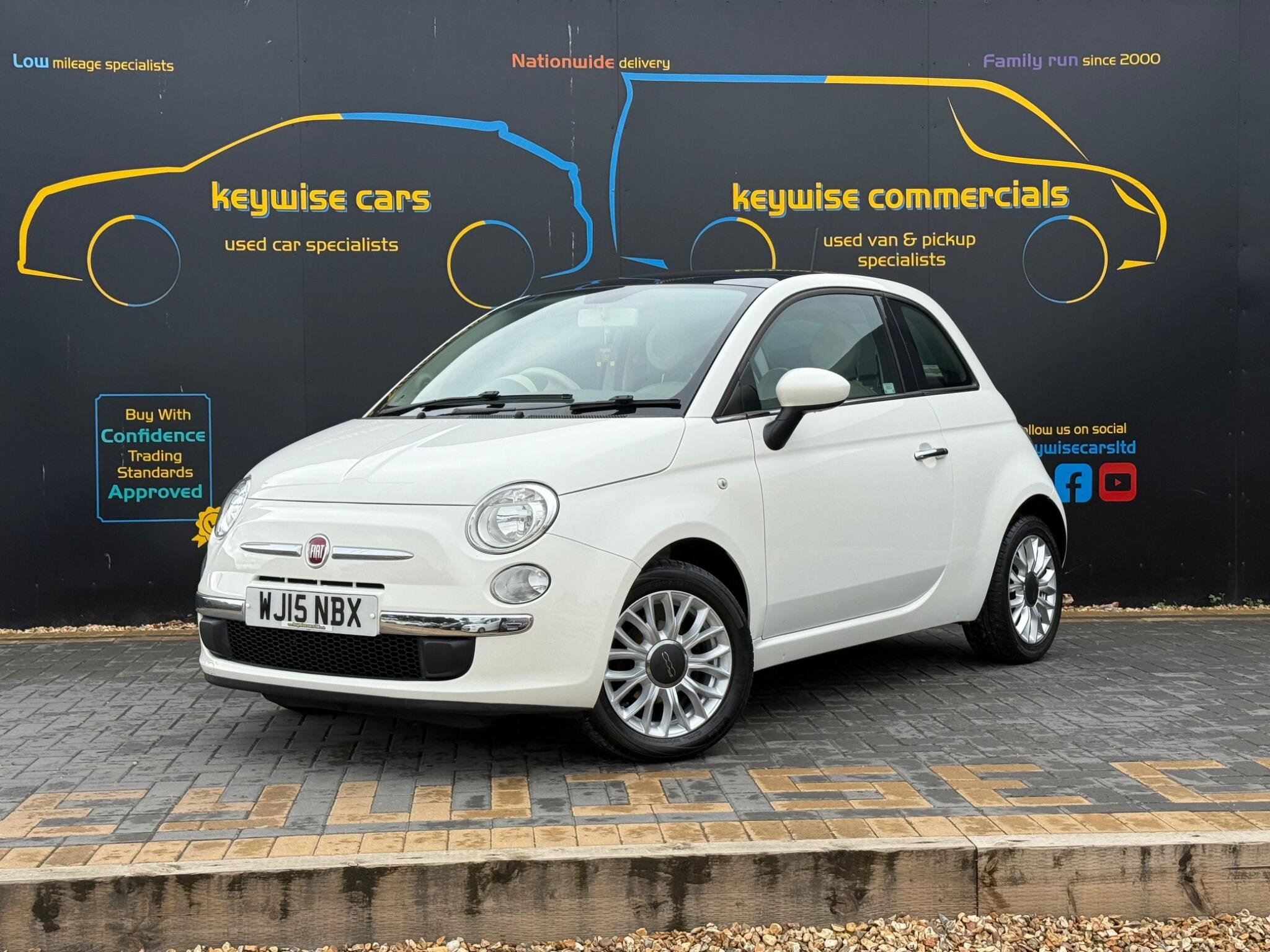 2015 Fiat 500 in White for sale
