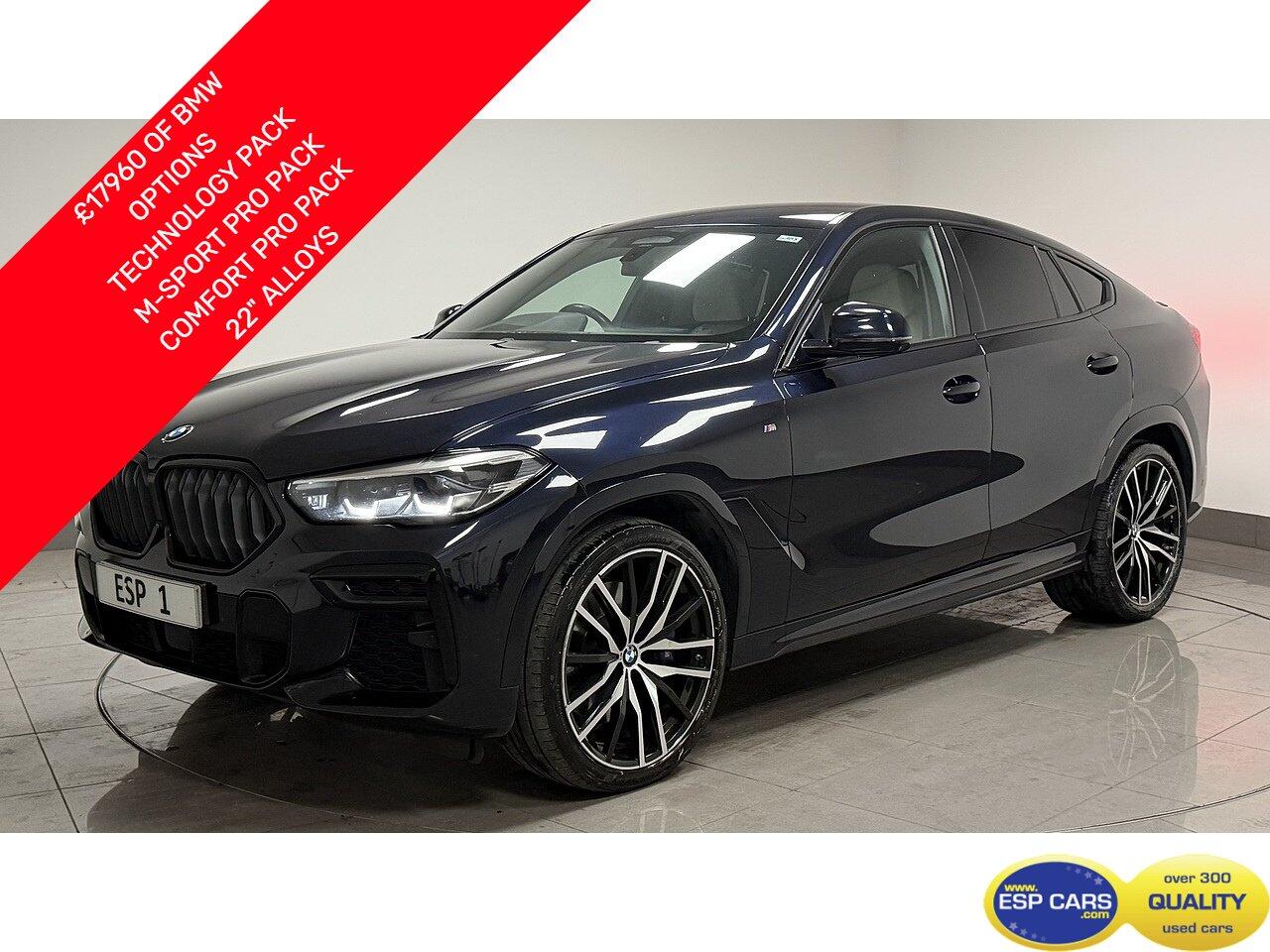 2021 BMW X6 in Black for sale