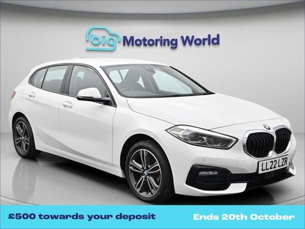 White 2022 BMW 1 Series Hatchback Front-wheel drive Manual