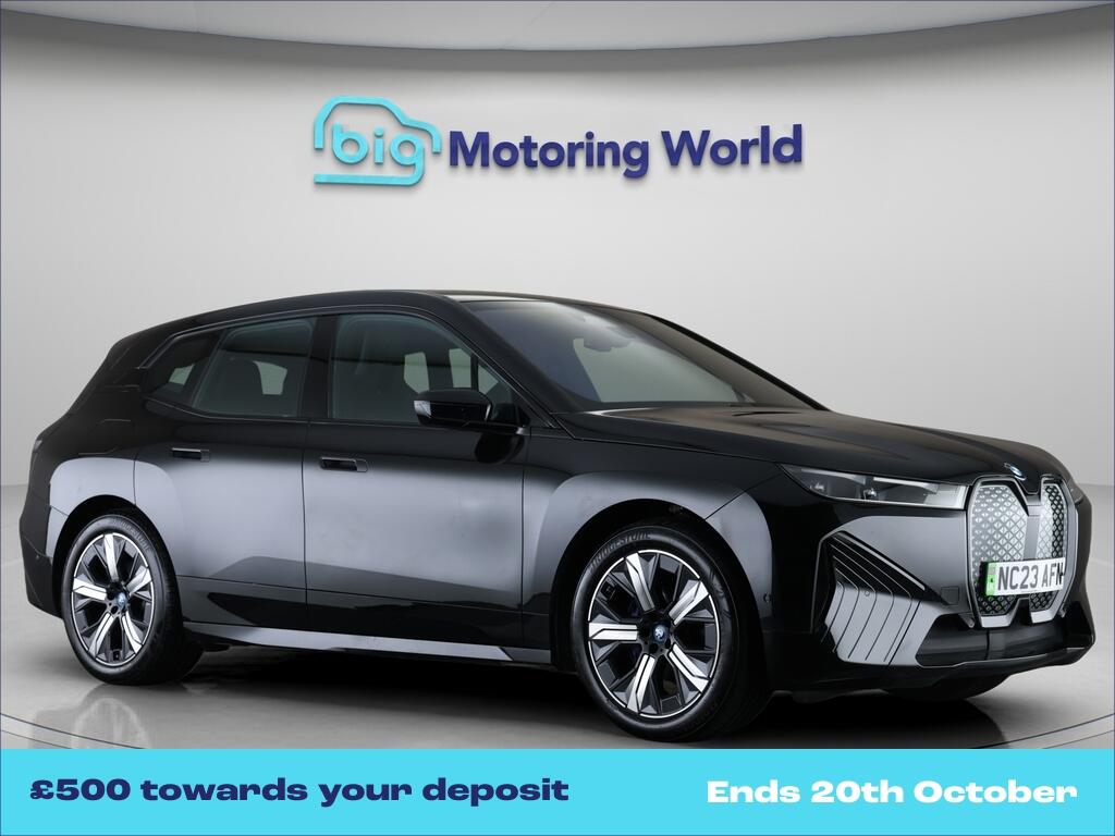 Black 2023 BMW iX SUV/Crossover All-wheel drive Automatic