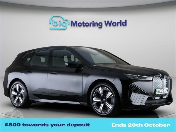 Black 2023 BMW iX SUV/Crossover All-wheel drive Automatic
