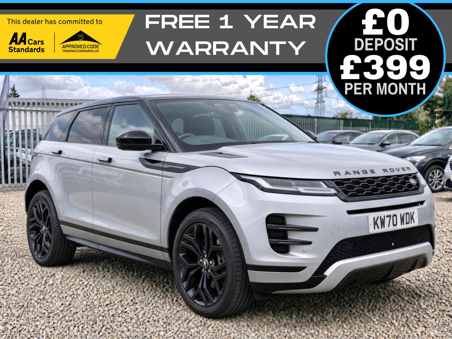 2020 Land Rover Range Rover Evoque in Silver for sale