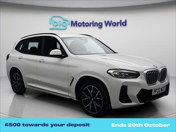 White 2022 BMW X3 SUV/Crossover All-wheel drive Automatic